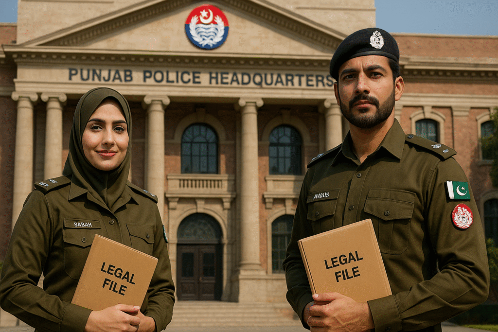 Punjab Police Inspector Legal Jobs 2025