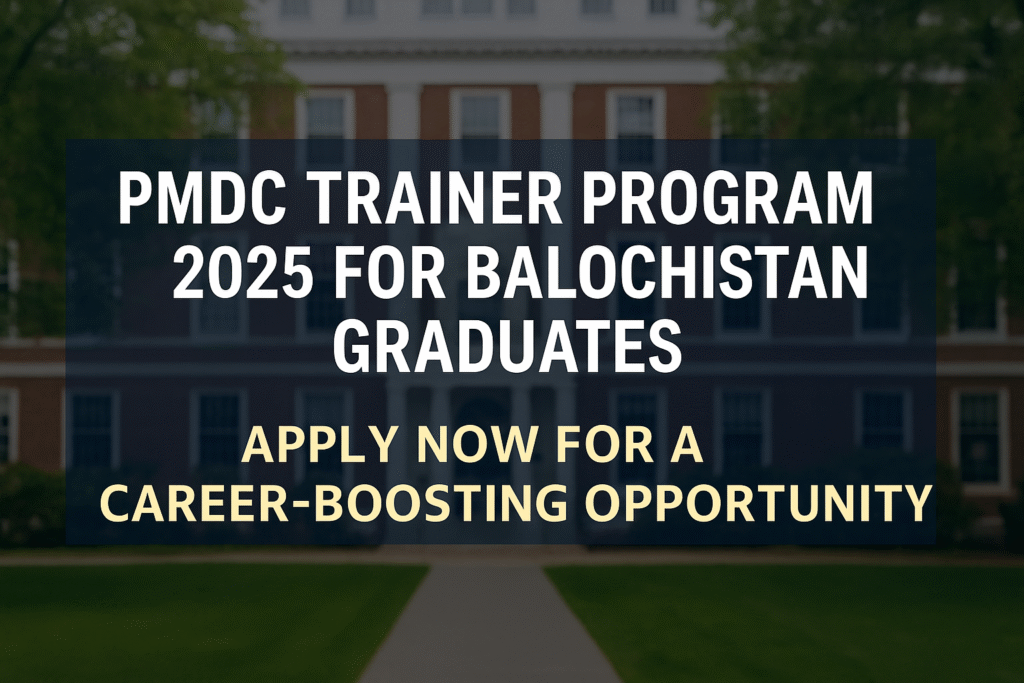 PMDC Trainer Program 2025
