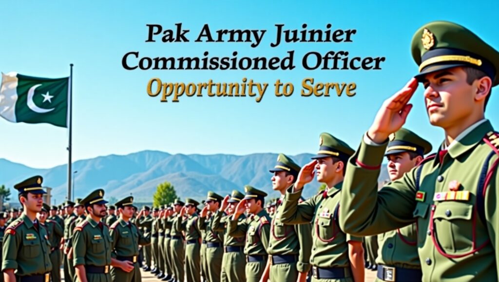 Pak Army Junior Commissioned Officer Jobs 2025