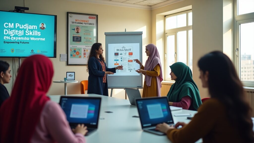 CM Punjab Digital Skills Program for Women 2025